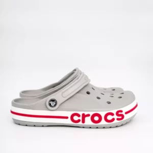 Dép Crocs Xám Đỏ